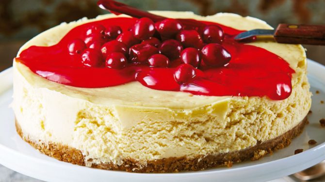 cheesecake-con-mermelada-de-arandano