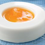 gelatina de yogur y mandarina