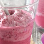 smoothie de betabel con fresa