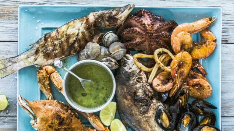 Parrillada de mariscos Recetas de Comida