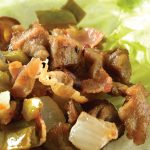 tacos de lechuga con alambre