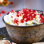 Dip de queso azul con granada