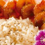 Arroz con leche y plátanos caramelizados
