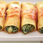 Canelones de espinacas con Ricotta