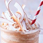 smoothie de coco con chocolate