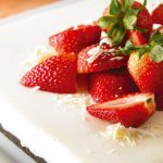 pay de queso con fresas