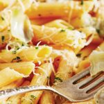 Pasta de lentejas con alcachofa sin gluten