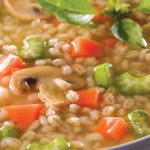 sopa de verduras con cebada