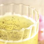 agua de tuna con chía