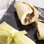 Tamales con champiñones