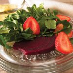 Betabel con fresas