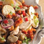 Ensalada de papas con tocino
