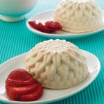 Gelatina de fresas con crema