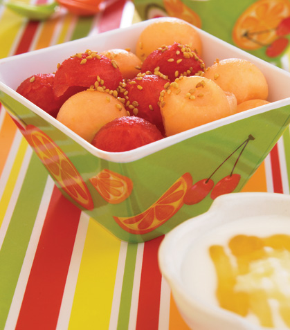 Perlas con yogur y miel