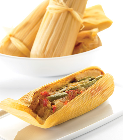 Tamales de nopal