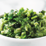 salsa picada de aguacate