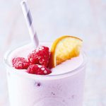 Smoothie de frambuesa con plátano