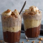Pudin de plátano y cocoa