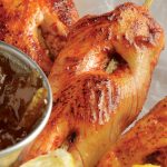 Brochetas de pollo al pastor