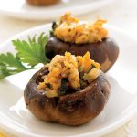 Champiñones rellenos de pollo