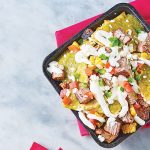 Chilaquiles verdes con arrachera