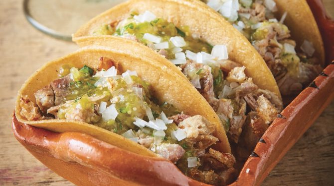 Tacos de carnitas