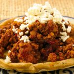 Sopes con salsa dulce
