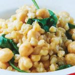 Risotto stijl kikkererwten met gerst