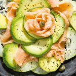 Ensalada de salmón con aguacate