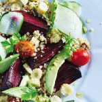 Ensalada tibia de vegetales con quinoa