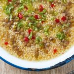 Sopa de quinoa con lenteja