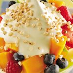 Vasito de frutas con yogur