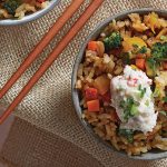 Arroz frito oriental