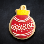 galleta esfera navideña