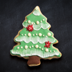galleta de árbol de Navidad