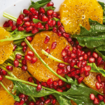 Ensalada de espinaca con naranja