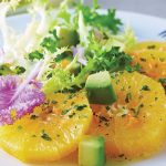 ensalada de naranja con aceite de habanero
