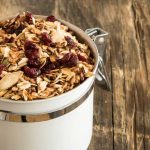 granola con arandanos