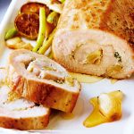 Cómo hacer lomo relleno con ajos confitados