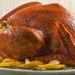 Pavo enchilado con sazón navideño