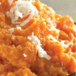 Puré de camote con coco