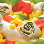 rollos de pechuga de pavo