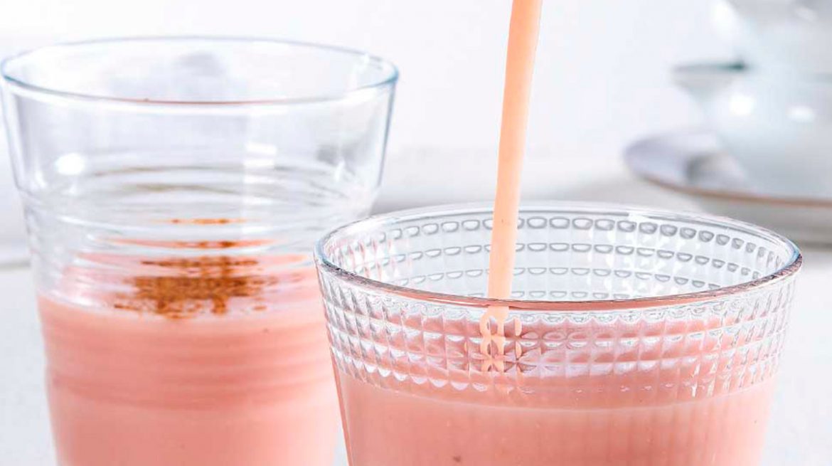 Atole de guayaba con jengibre