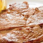 Exquisito bistec en salsa de guayaba