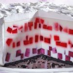 Pastel de gelatina de mosaico