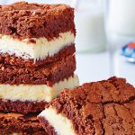 brownie con helado