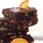 brownie de naranja