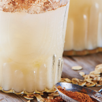 Agua de horchata con avena saludable y muy deliciosa
