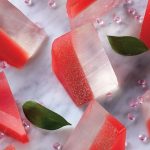 Jelly shots de mojito de sandía