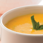 Crema de zanahoria a la menta